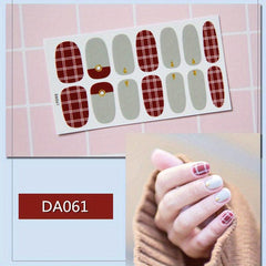 Full Nail Stickers Full Wrap Nail Art Stickers Self Adhesive Nail Art Decals Nai