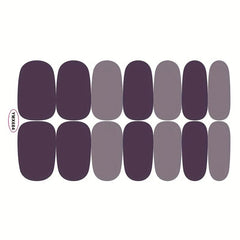 Waterproof Nail Polish Stickers Full Cover Decal Strips 8 Sheet