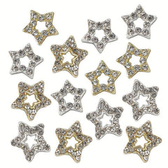 10pcs Star Shape Nail Charms Rhinestones DIY Decoration Nail Art Accessories
