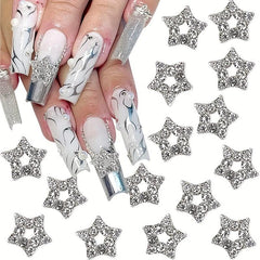 10pcs Star Shape Nail Charms Rhinestones DIY Decoration Nail Art Accessories