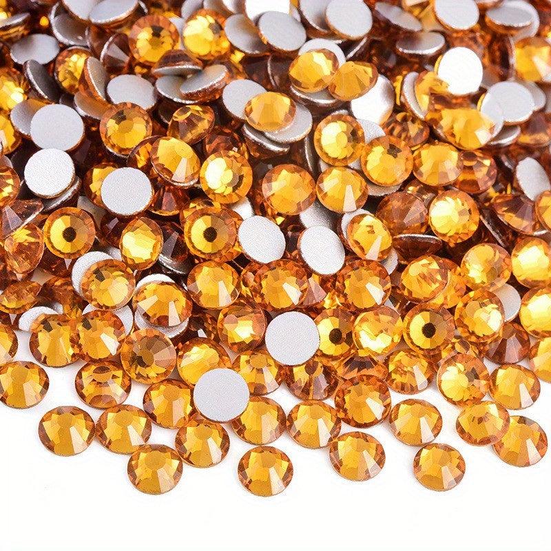 1000-2000pcs Iridescent Nail Art Rhinestones Crystal Gemstones