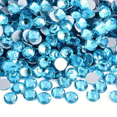 1000-2000pcs Iridescent Nail Art Rhinestones Crystal Gemstones