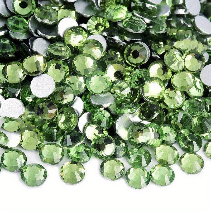 1000-2000pcs Iridescent Nail Art Rhinestones Crystal Gemstones