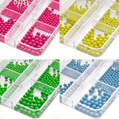 3D Nail Round Ball Mixed Grids - Nail Art Supplies and Accessories
