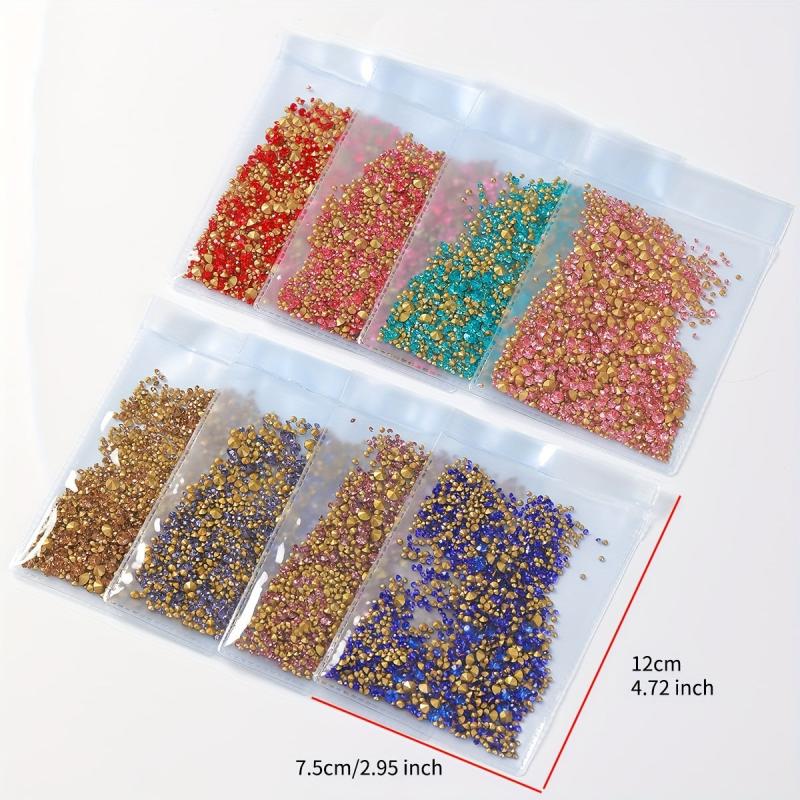 1440pcs Glass Nail Art Rhinestones for DIY or Salon
