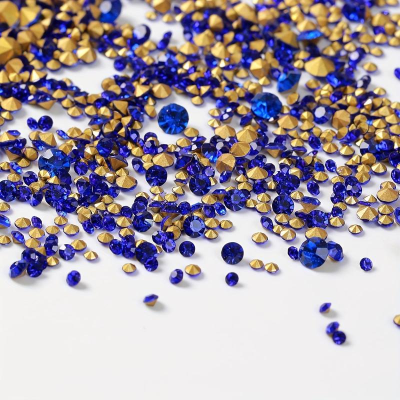 1440pcs Glass Nail Art Rhinestones for DIY or Salon