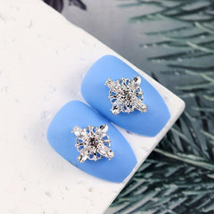 10pcs Nail Art Charms With Rhinestones Alloy Accessories