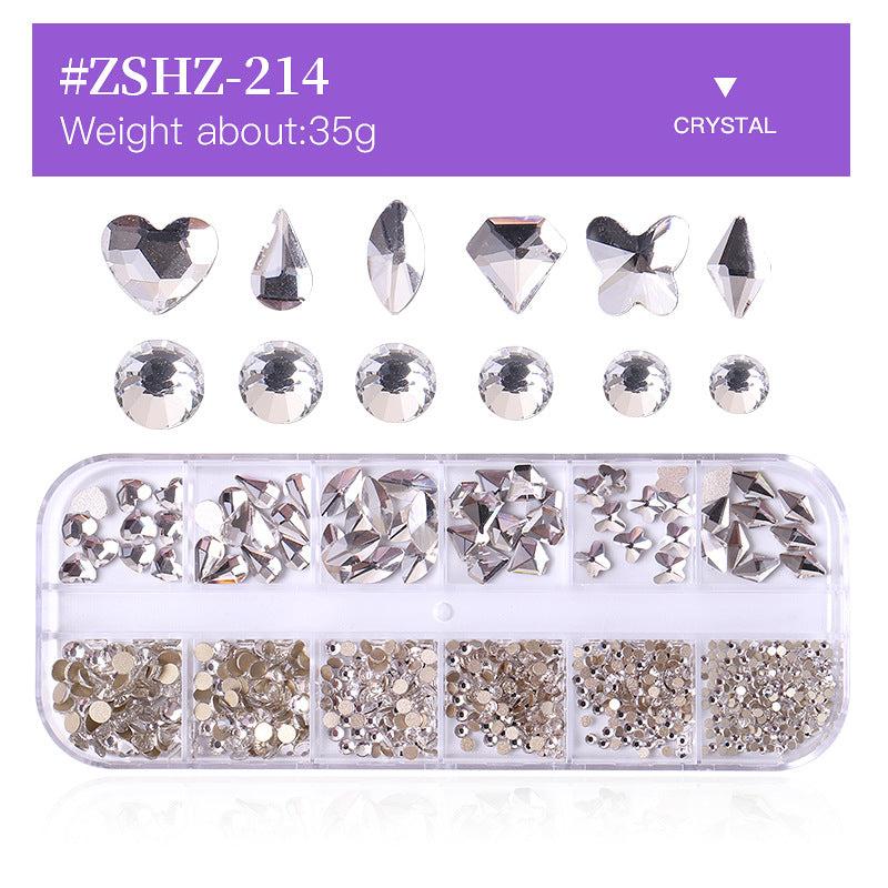 3D FlatBack Rhinestones Crystals Glass Nail Art Decoration