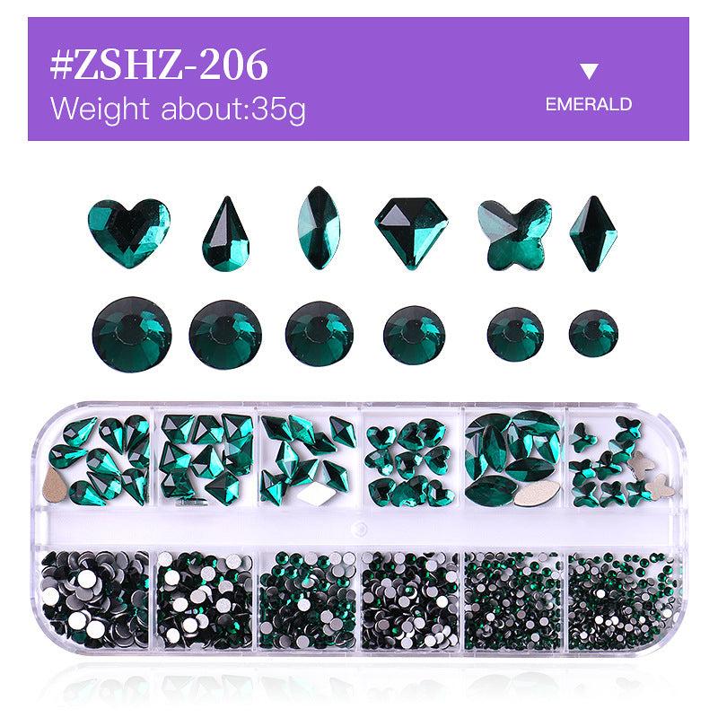 3D FlatBack Rhinestones Crystals Glass Nail Art Decoration