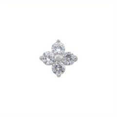 Colorful 3D Alloy Flower Nail Art Charm Decorations
