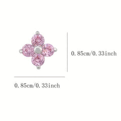 Colorful 3D Alloy Flower Nail Art Charm Decorations