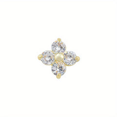 Colorful 3D Alloy Flower Nail Art Charm Decorations