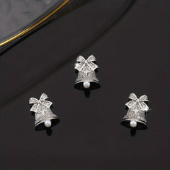 3pcs Christmas Nail Art Charms & Gemstones Set
