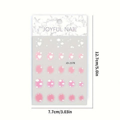 Colorful Flower Heart Star Moon Sun Cloud Nail Decals