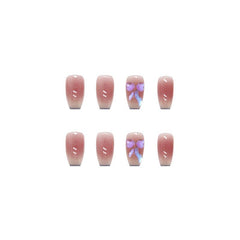 24 Pcs Aurora Changing Nail Stickers Gradient Design
