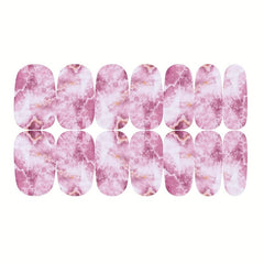 Marble Nail Polish Stickers Self Adhesive Nail Art Decal Strips
