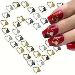 Heart Nail Charms for Nail Art Decoration