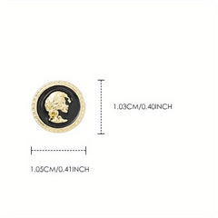 5pcs 3D Alloy Queen Nail Pendant for Nail Art DIY & Wedding