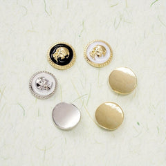 5pcs 3D Alloy Queen Nail Pendant for Nail Art DIY & Wedding