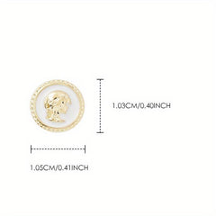 5pcs 3D Alloy Queen Nail Pendant for Nail Art DIY & Wedding