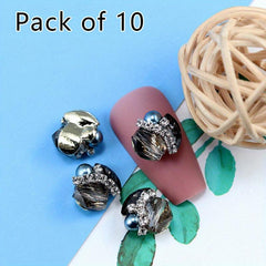 10pcs Colorful Alloy Nail Art Charms Rhinestones Gemstones DIY