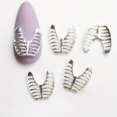 10pcs 3D Skeleton Nail Charms - Nail Salon or Home DIY