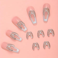 10pcs 3D Skeleton Nail Charms - Nail Salon or Home DIY