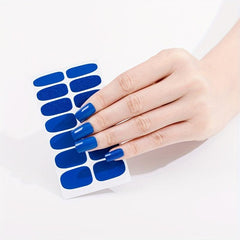 Waterproof Nail Polish Stickers Self Adhesive Manicure Full Cover Nail Wraps