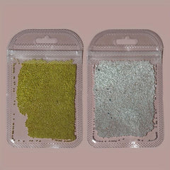 3D Nail Caviar Beads Metal Nail Studs DIY Decorations Size
