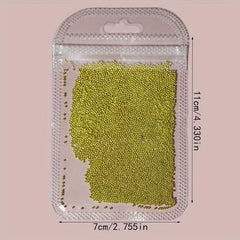 3D Nail Caviar Beads Metal Nail Studs DIY Decorations Size