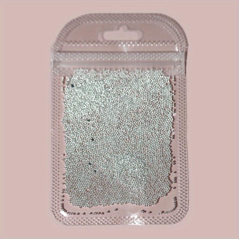 3D Nail Caviar Beads Metal Nail Studs DIY Decorations Size