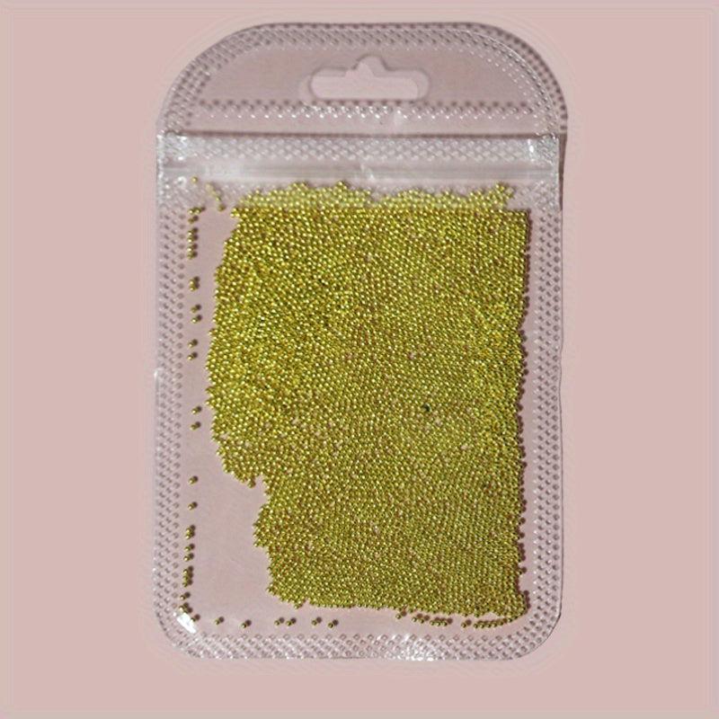 3D Nail Caviar Beads Metal Nail Studs DIY Decorations Size