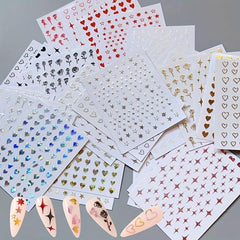 Rose Nail Art Stickers Self Adhesive Decals for DIY or Nail Salons