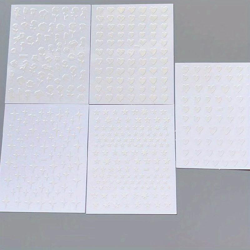 Rose Nail Art Stickers Self Adhesive Decals for DIY or Nail Salons