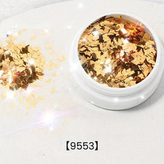 Glass Glitter Foil Nail Art Decoration for DIY Sequins Nails