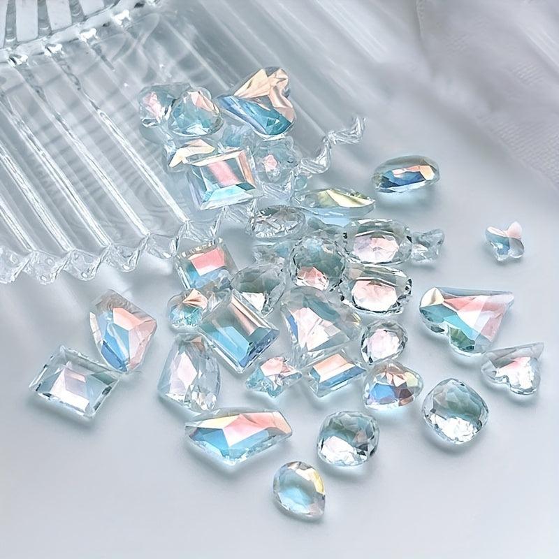 Mixed Glass Crystal Rhinestones for Nail Art DIY Crafts