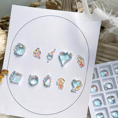 Mixed Glass Crystal Rhinestones for Nail Art DIY Crafts