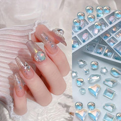 Mixed Glass Crystal Rhinestones for Nail Art DIY Crafts