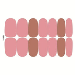 8 Sheets Nail Glitter Self-Adhesive Sticker Art Strips for Manicure DIY