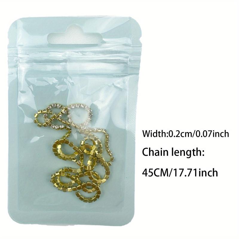 Crystal Rhinestone Chain Trim for Jewelry Making Crafts Shoes DIY