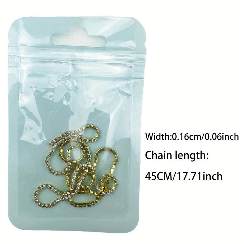 Crystal Rhinestone Chain Trim for Jewelry Making Crafts Shoes DIY
