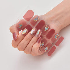 Waterproof Nail Polish Stickers Self Adhesive Manicure Kits