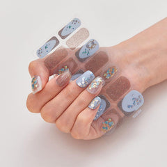 Waterproof Nail Polish Stickers Self Adhesive Manicure Kits