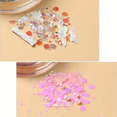 Sparkling Holographic Nail Art Glitter Sequins for DIY Nail Decoration