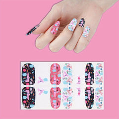 Easter Bunny Nail Polish Stickers Self Adhesive Manicure Decal Strips