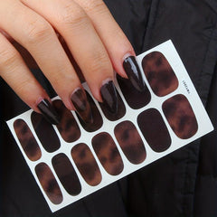Nail Polish Stickers Strips Shine Full Wraps Nail Art Self Adhesive Decals