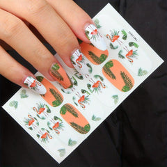 Nail Polish Stickers Strips Shine Full Wraps Nail Art Self Adhesive Decals