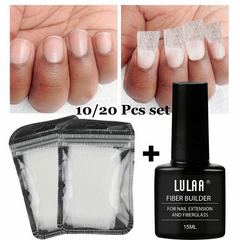 Nail Extension Kit with Gel, Silk Wrap, and Fiberglass for Nail Art