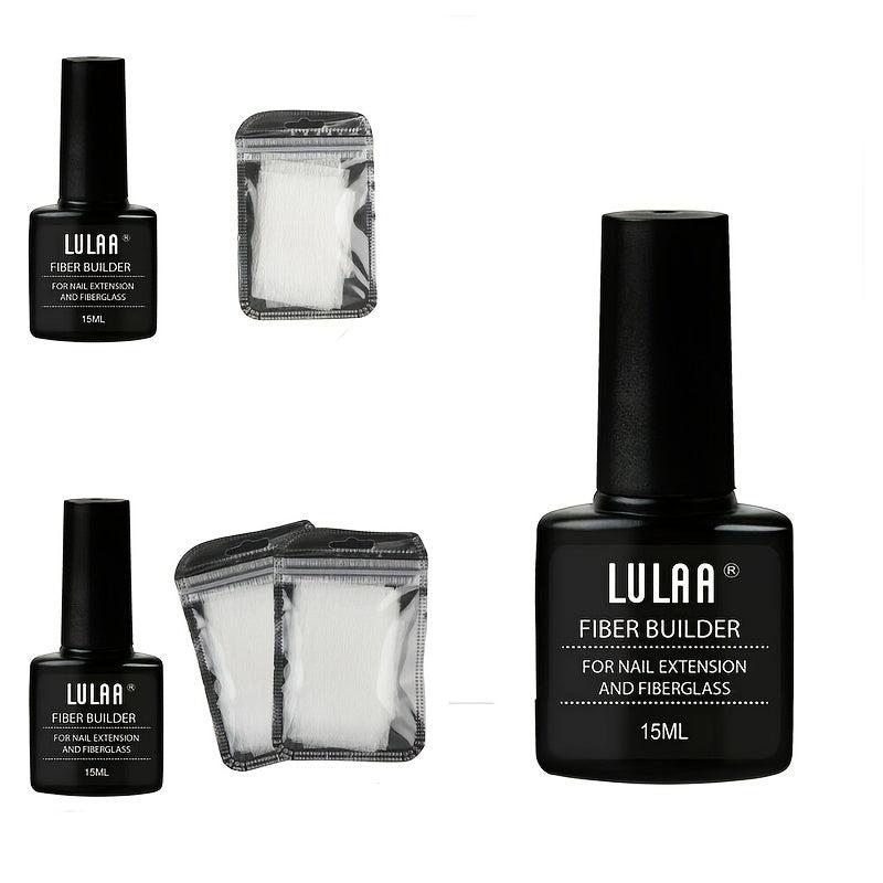 Nail Extension Kit with Gel, Silk Wrap, and Fiberglass for Nail Art
