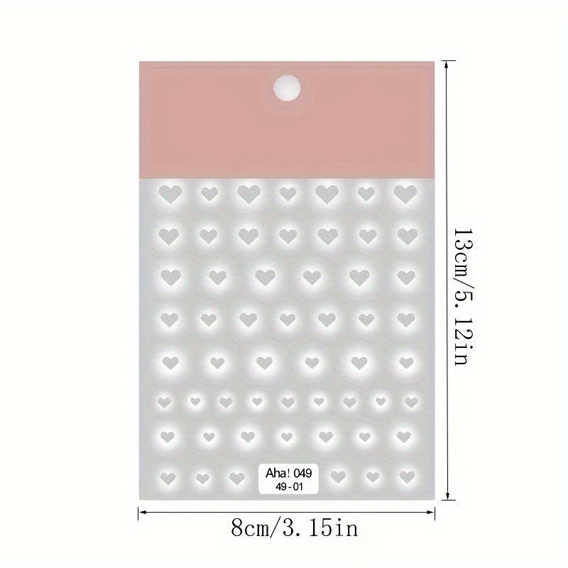 Butterfly Heart Nail Stickers for DIY Nail Art Decals